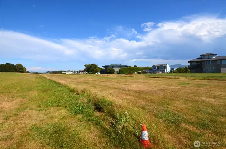 Lot is next to Runway