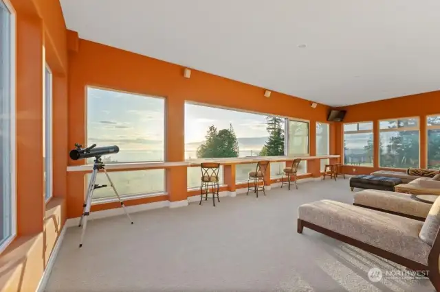 Sunroom is perfect for relaxation or exercise/yoga space