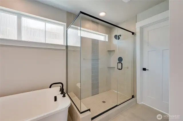 Primary Bathroom Shower & Tub
