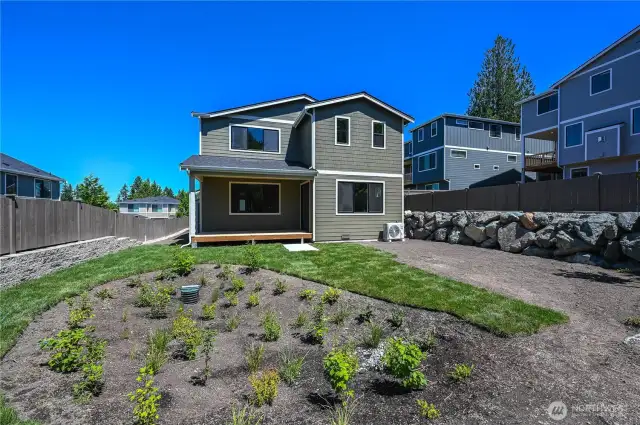 Large backyard!  **Landscaping to be completed soon**