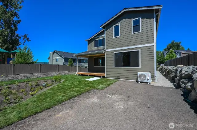 Large backyard!  **Landscaping to be completed soon**