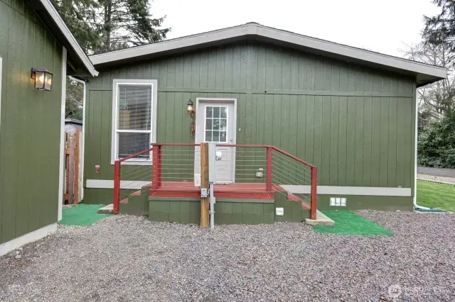 We have both an RV and Generator plug in for visitors and power outages.