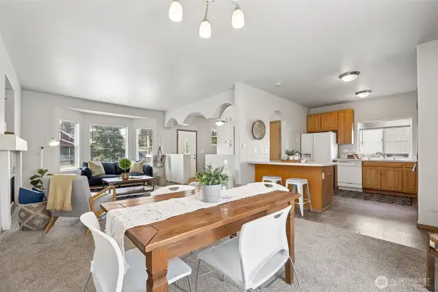 Dining room / Living room / Kitchen / Eating Space