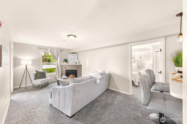 Spacious central living room.