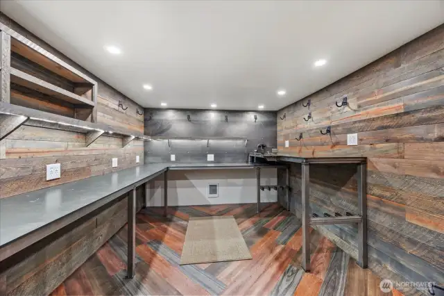 Inside of the vault! I think it was built off of Jocko Willinks plans.