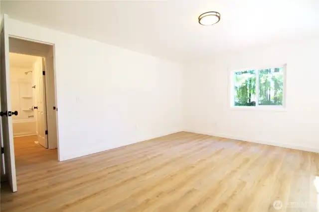 bedroom 2, looking toward main bath