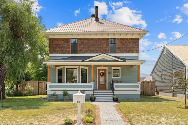 Gorgeous restoration of this classic Craftsman style home from 1900.