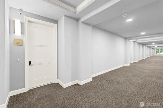 Located on the third floor with large hallways making moving large items a breeze