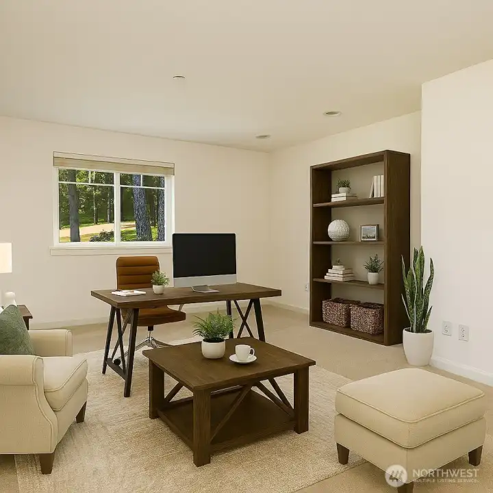 Virtually staged to show Possibilities.