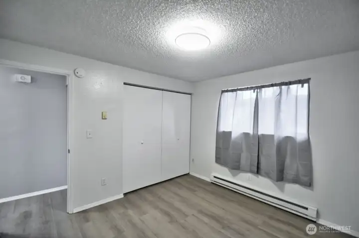 Unit A Bedroom 2 showing closet