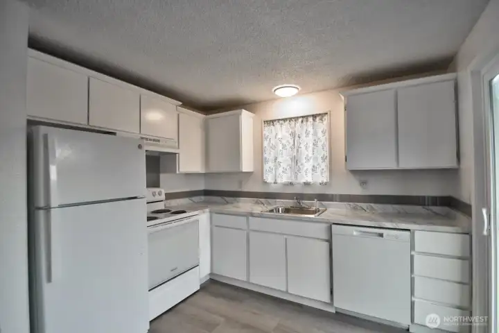 Kitchen in Unit A
