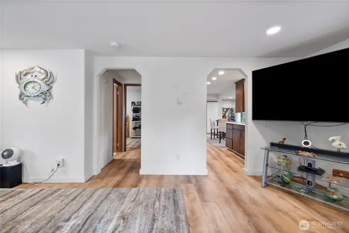 Walk thru front door