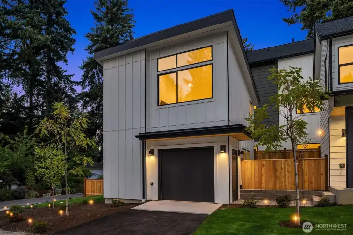 Detached garage with studio ADU above