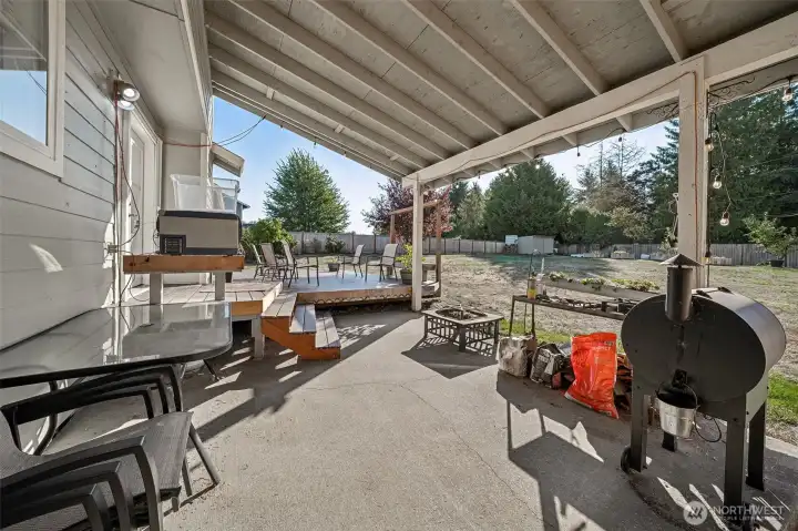 Covered patio