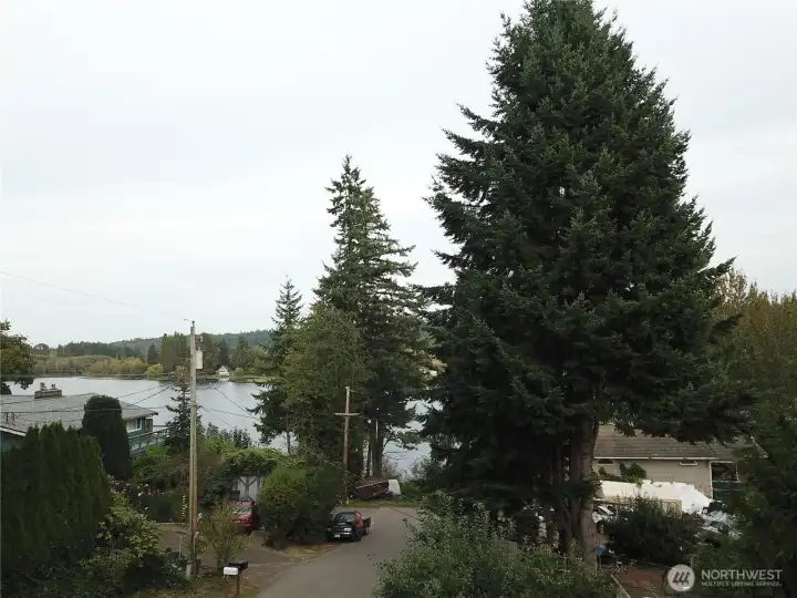 View from above mobile home