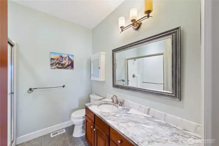 Additional bath derviing bedroom #4 and bonus room
