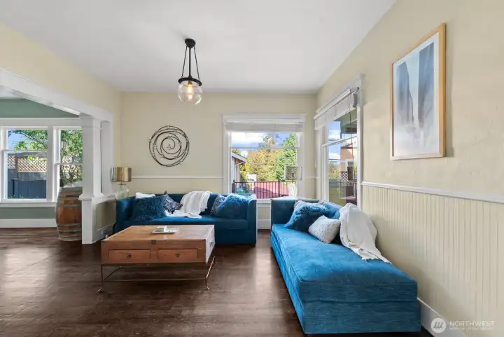 Clean and inviting main floor living room