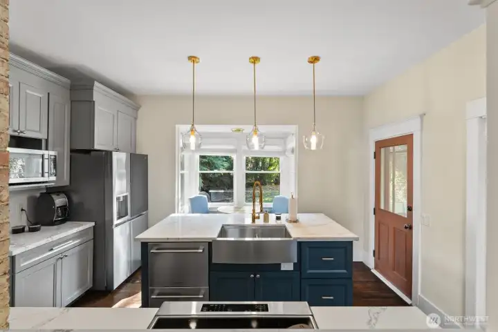 Kitchen from dining room