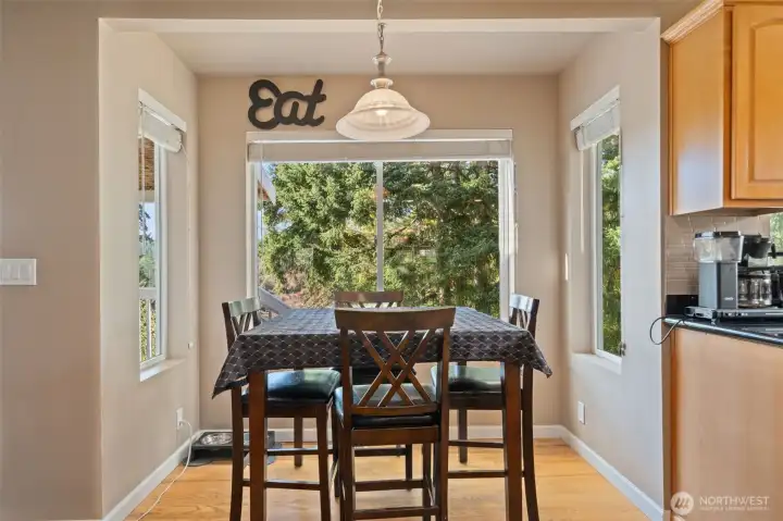 Breakfast nook.