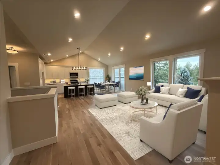 Great Room/Livingroom Staged