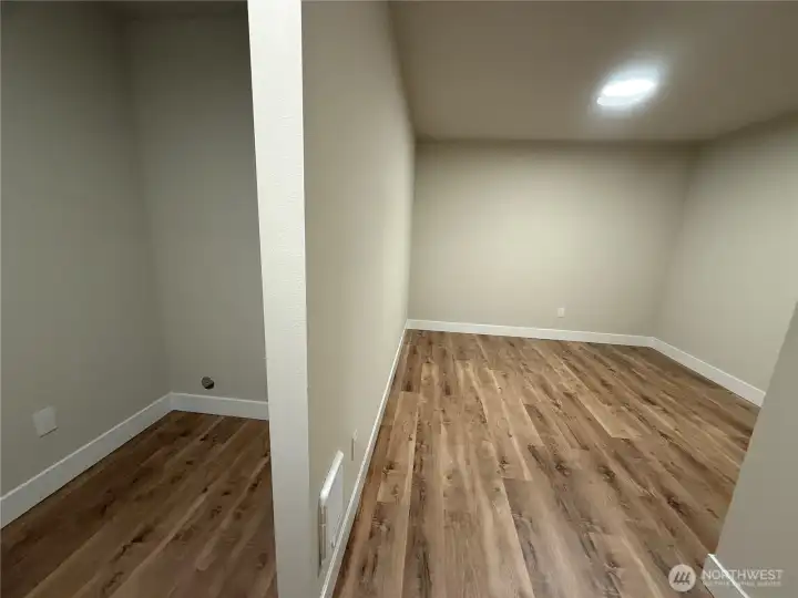 Flex room...so many possibilities...crafts? Exercise?  Storage?