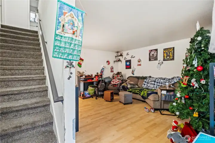 Living Room and Stairs