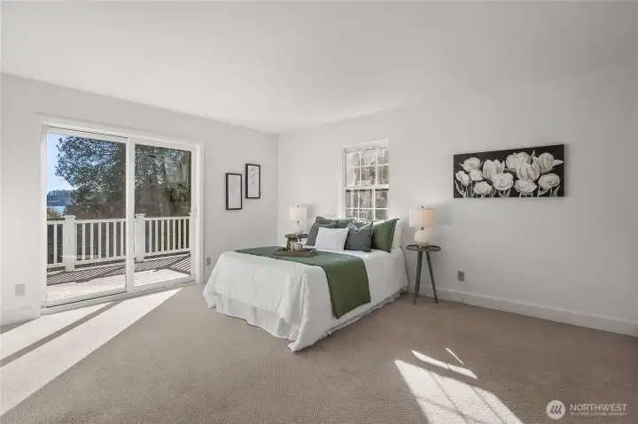 Immediate access to fresh outdoor living right when you wake up.