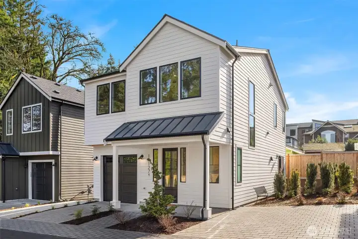 Garage plus extra parking pad