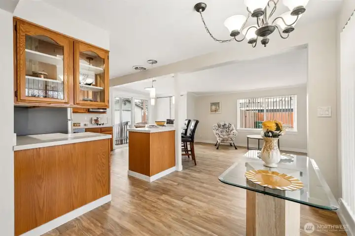 Dining Room and Open Kitchen