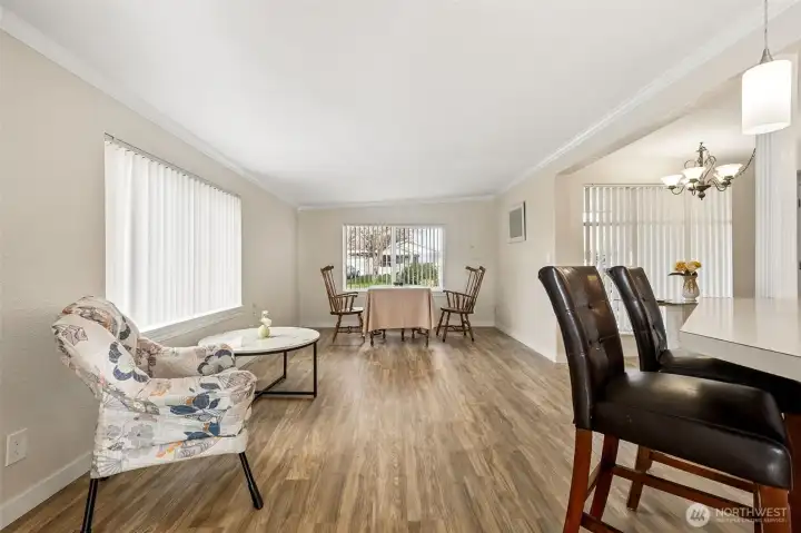 Bonus Room off Kitchen Eating Area