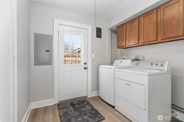Rear entry & utility room