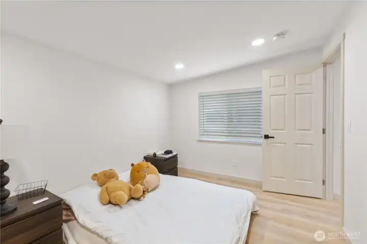 Bedroom in ADU.