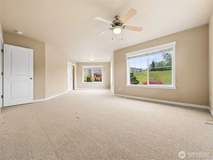 Primary Bedroom with sitting area