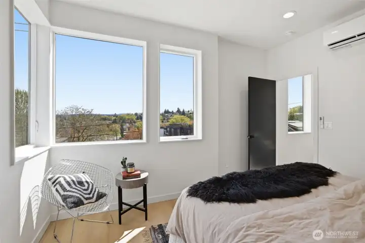 Abundant natural light.