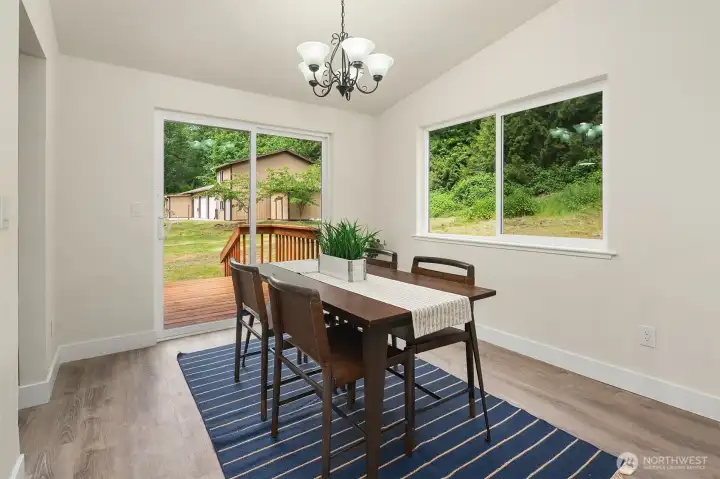 Dedicated dining room