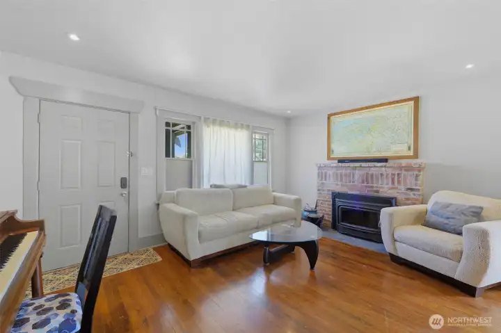 Refinished hardwoods throughout