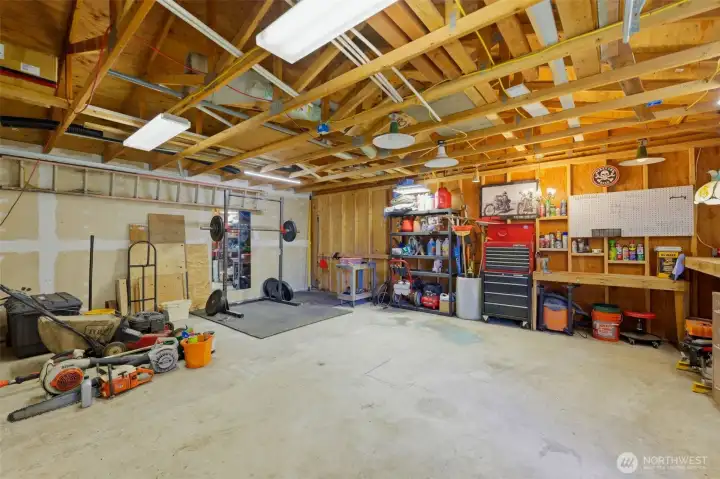 Huge detached garage