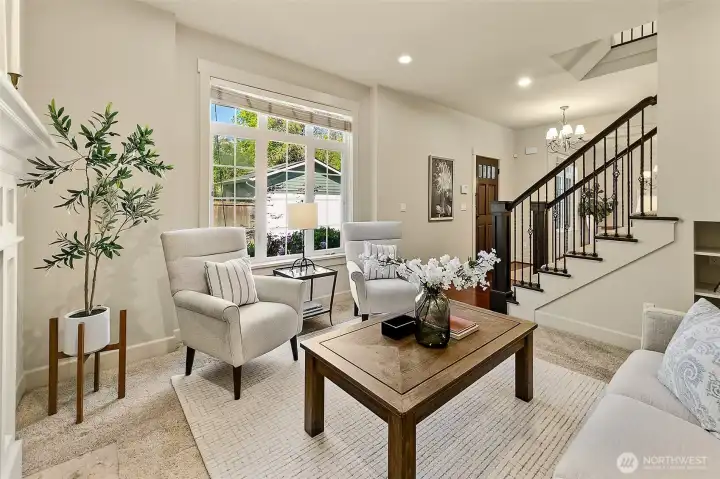 Clean, contemporary and easy living floorplan.