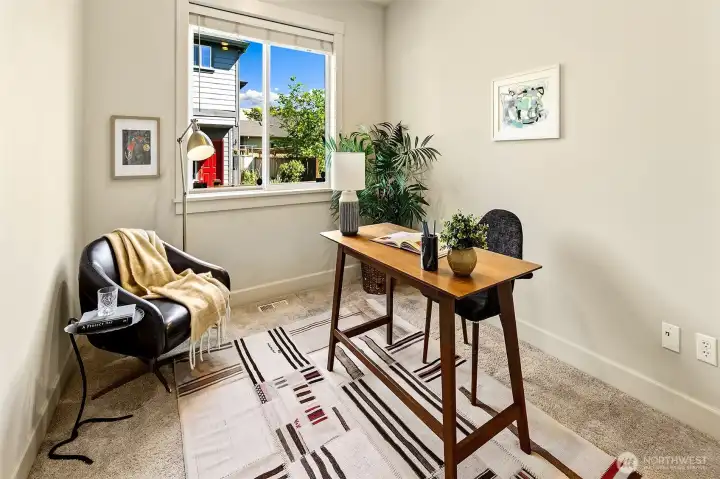 This is the main floor office/bedroom.