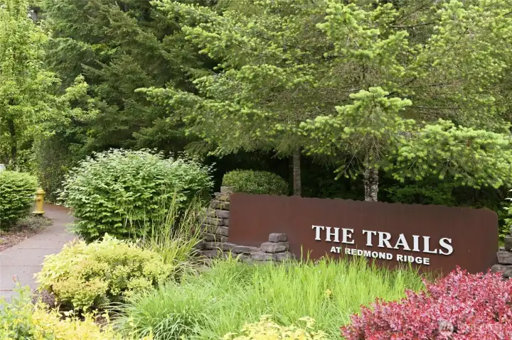 The Trails enjoys all the amenities of Redmond Ridge, plus is surrounded by its own greenbelt for a peaceful backdrop! The Trails enjoys all the amenities of Redmond Ridge, plus is surrounded by its own greenbelt for a peaceful backdrop!