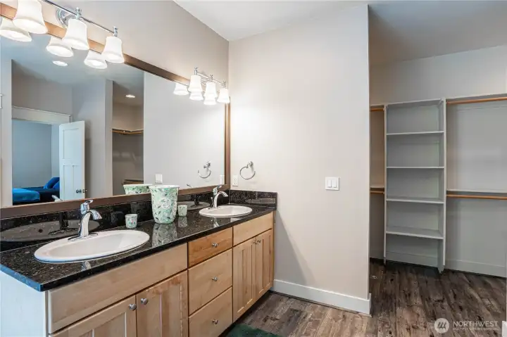 Walk in Closet off of primary bathroom