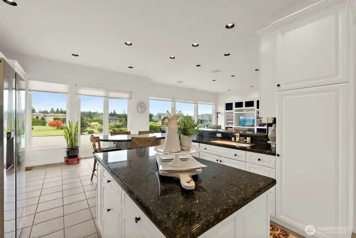 Impressive Storage with Timeless White Cabinetry