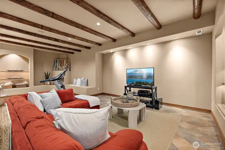 10 Ft Ceilings, 8 Ft Doors, & Built-in, Lit, Display Shelving!