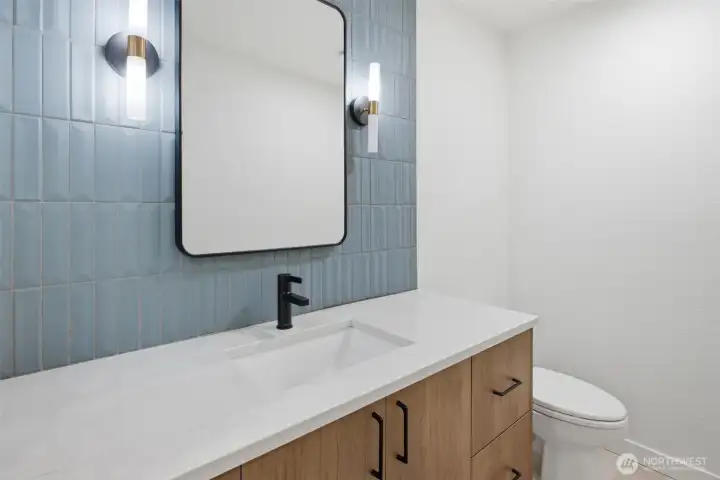 1/2 Bath on main floor 1/2 Bath on main floor