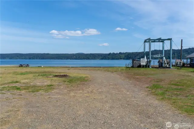 Beach and boat launch