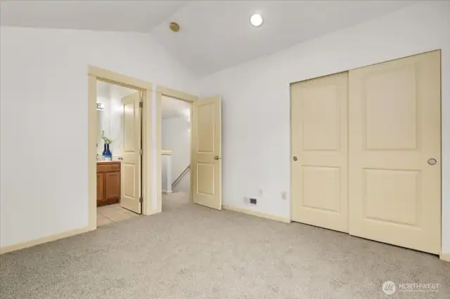 En-suite with a large closet