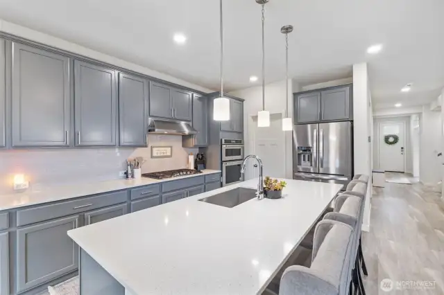 Kitchen with ample counter space