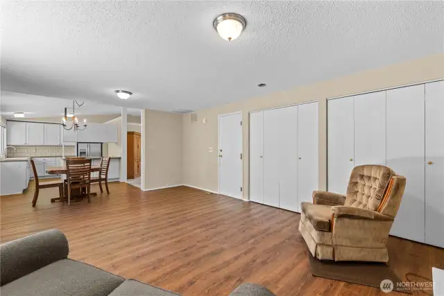 Pantry space and laundry