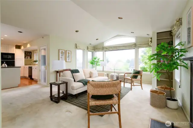 Living room on upper floor