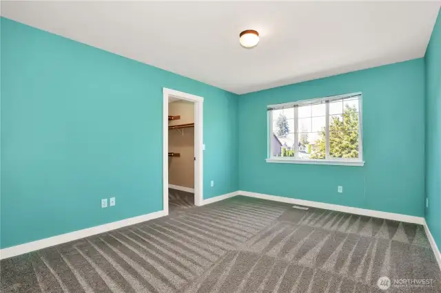 Third bedroom with walk-in closet